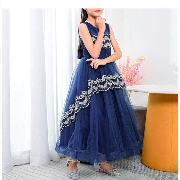 Girls Ballgown Pageant Dress Formal Gown - Picture 5 of 8